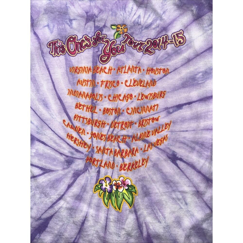 Jimmy Buffett Tour T-Shirt Purple Tie-Dye 2014 Tour 19x26 XL - Picture 5 of 5